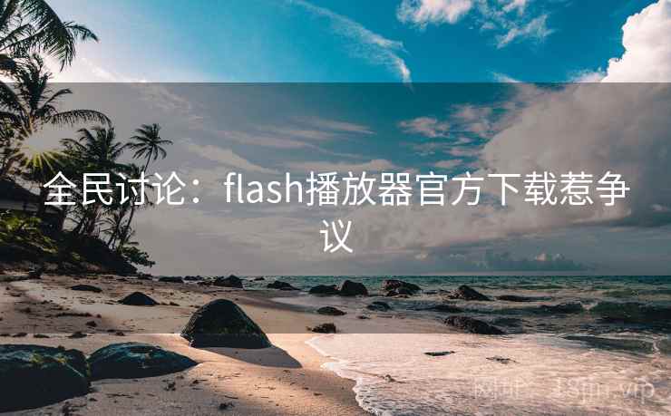 全民讨论：flash播放器官方下载惹争议